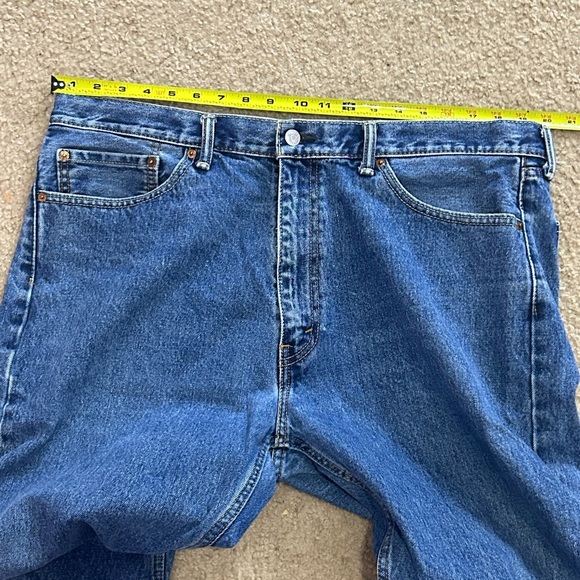 Levi’s 505 Straight Leg Medium Wash Denim Jeans Men’s 40x30 (40x29) - Picture 10 of 10
